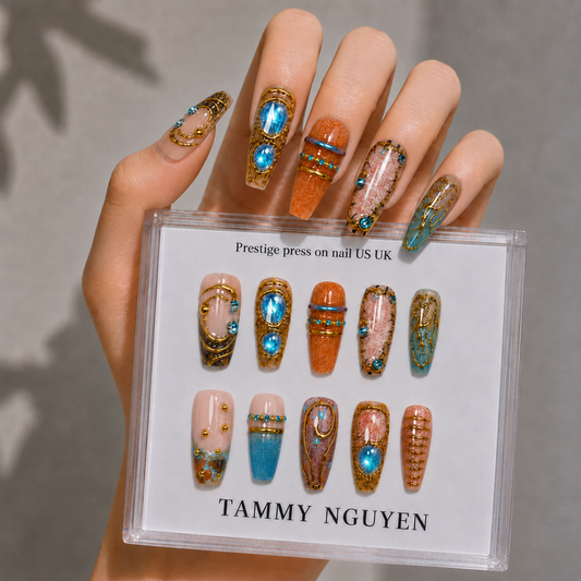 Press-on Nails Haunted Gem