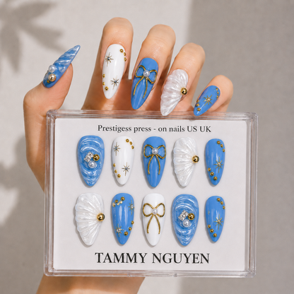 Press On Nail Ocean Princess