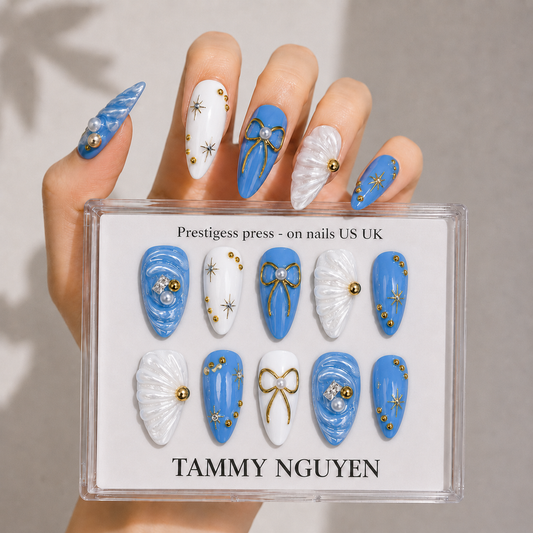 Press On Nail Ocean Princess