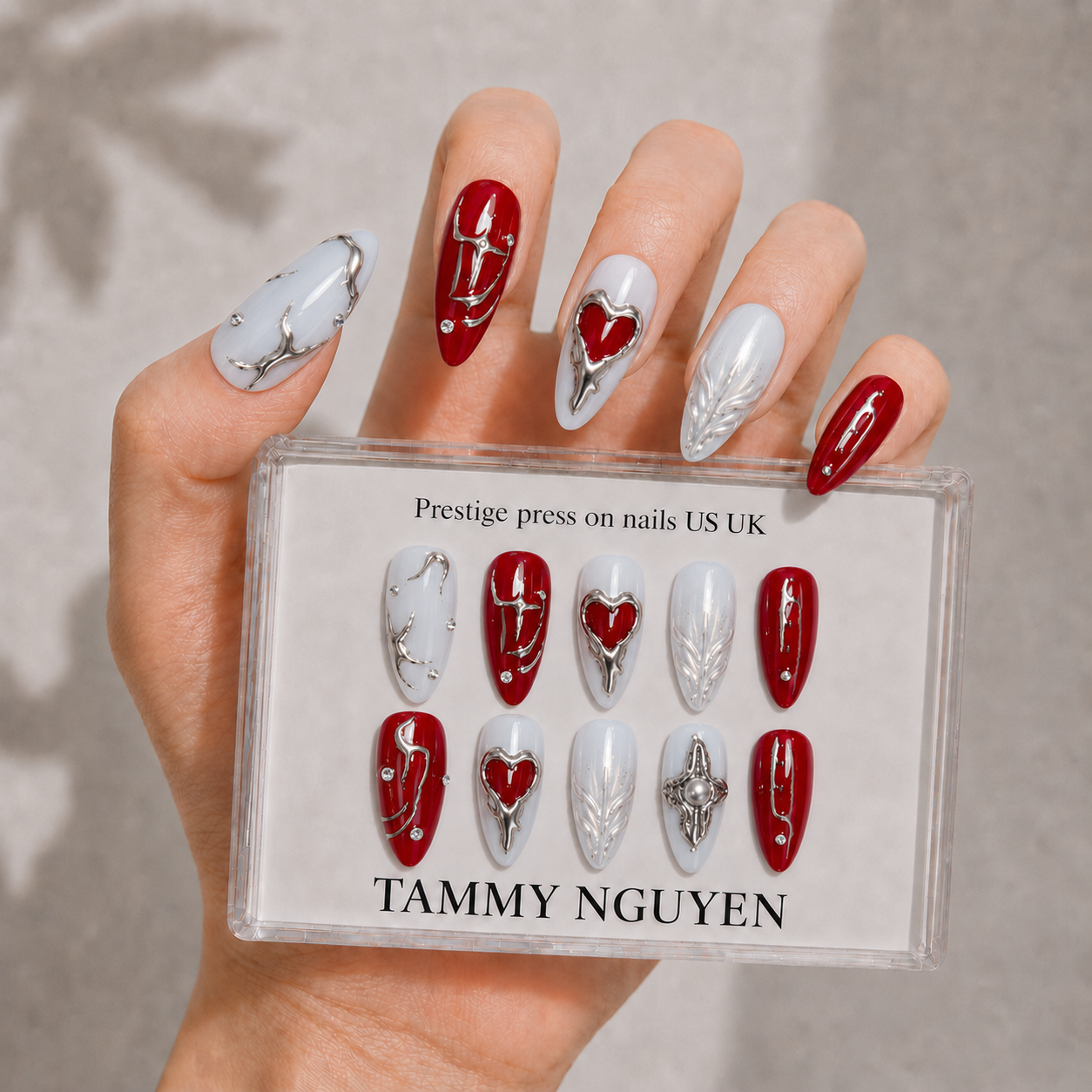 Press On Nail Y2K Gothic Valentine