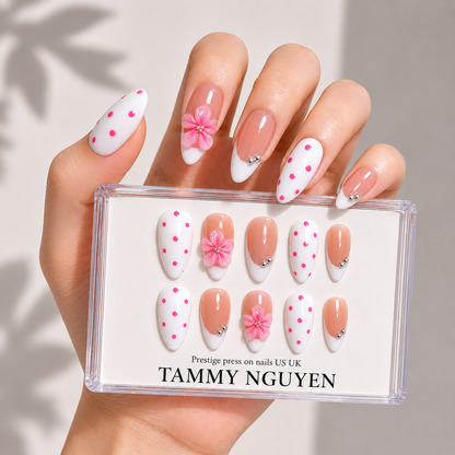 Press On Nail Sweet Summer Dot