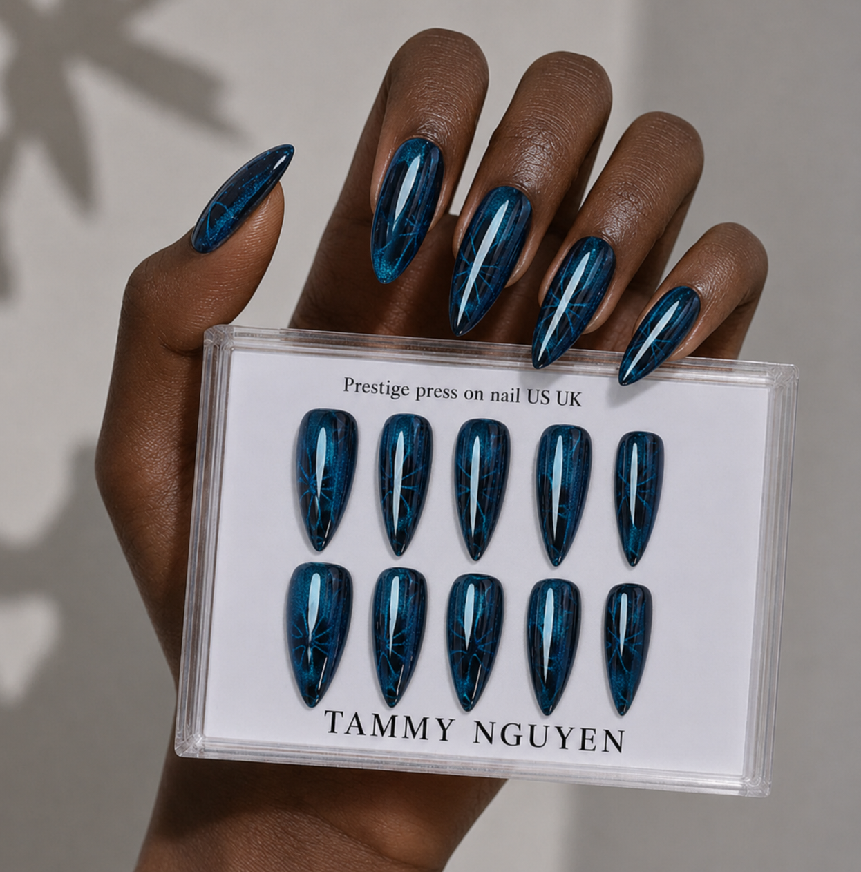Press-on Nails Midnight Noel