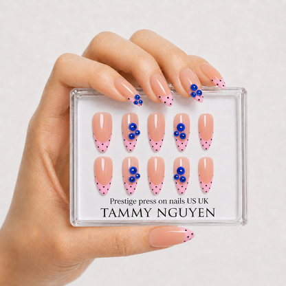 Press On Nail Cute Blueberry
