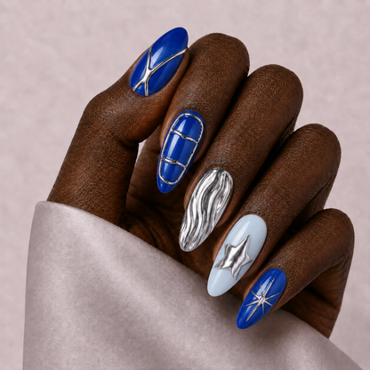 Press On Nail Y2K Ocean Gothic