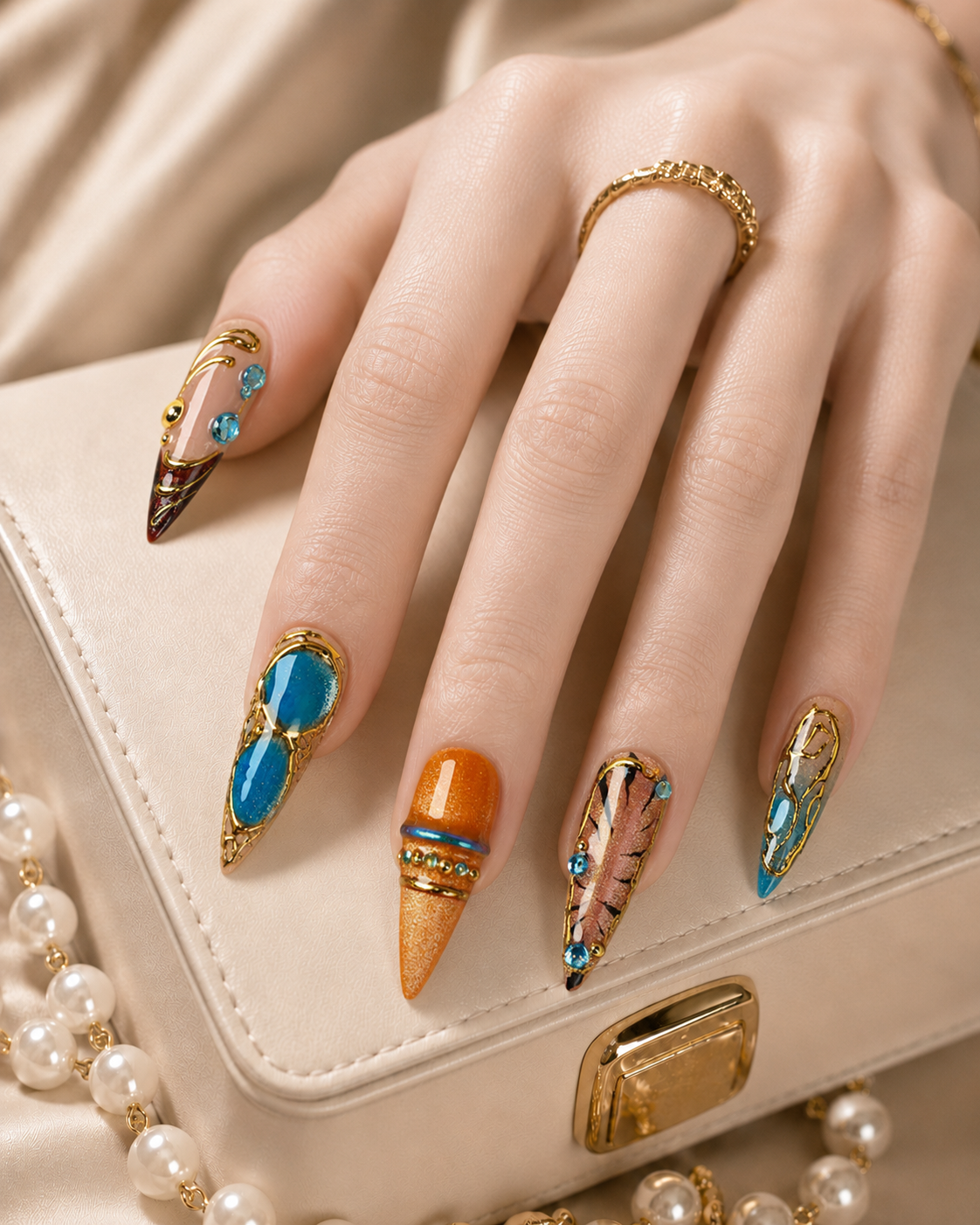 Press-on Nails Cyber Relic