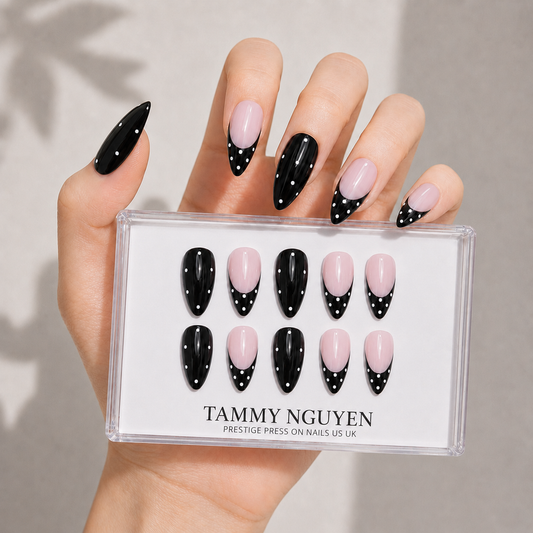 Press On Nail Pretty Polka Dot