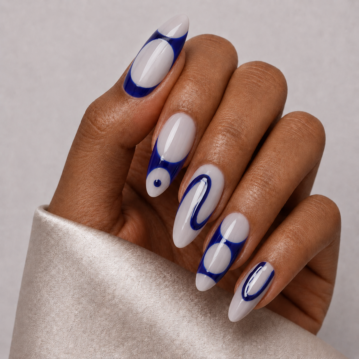 Press On Nail Y2K Y2K Blue Almond