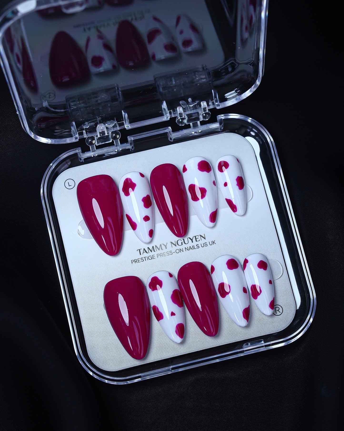 Press On Nail Sweet Berry Cow