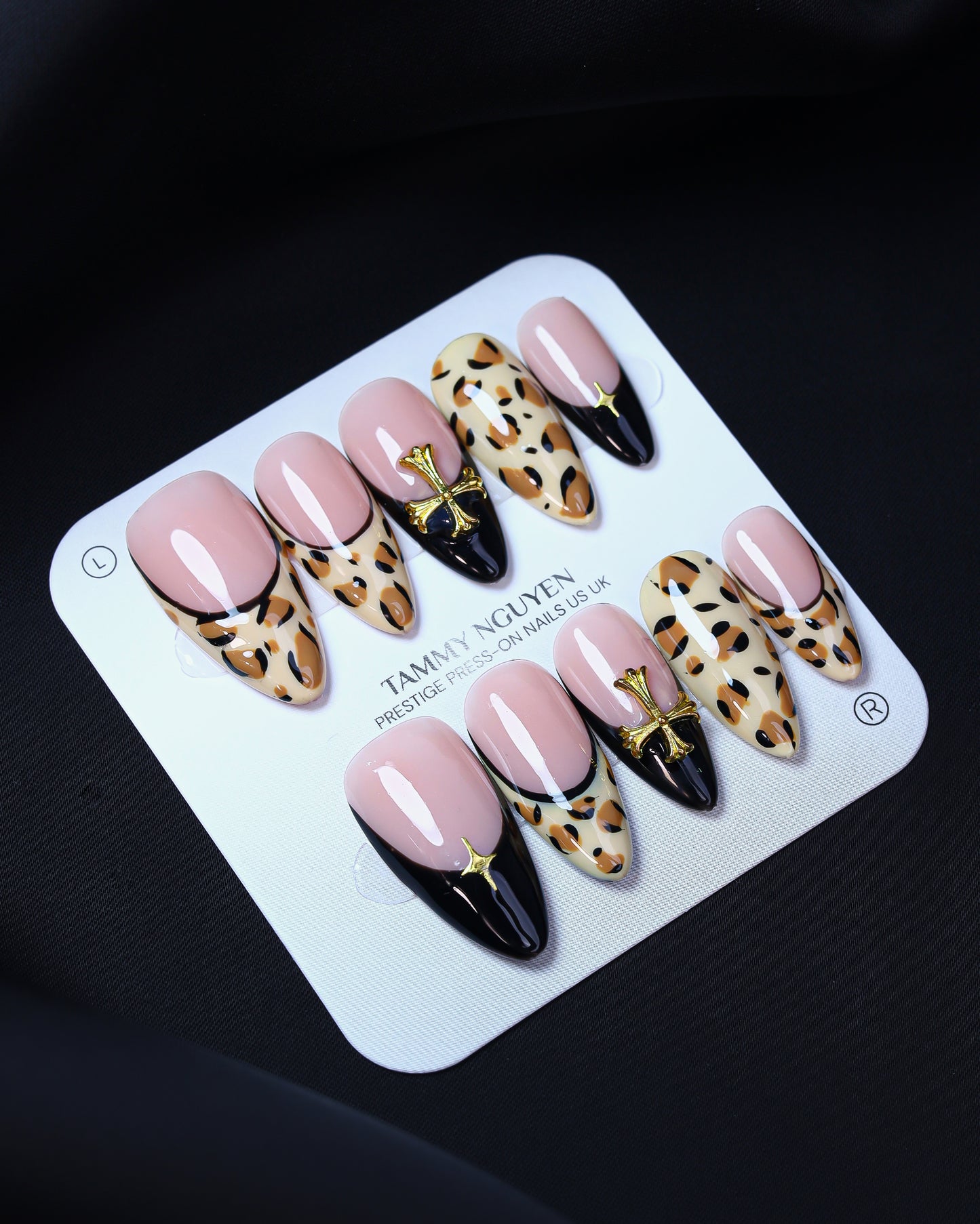 Press On Nail Luxe Leopard