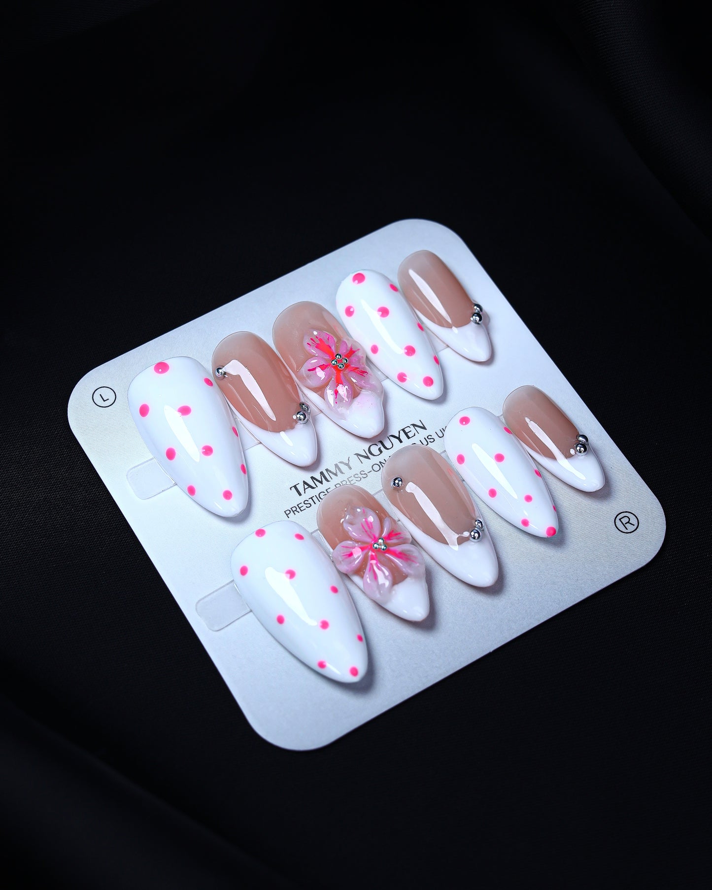 Press On Nail Sweet Summer Dot