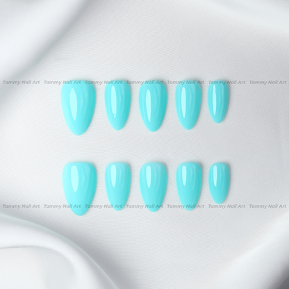 Press-on Nails Aqua Dream