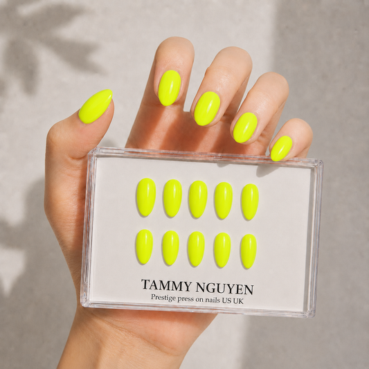 Press-on Nails Lime Pop