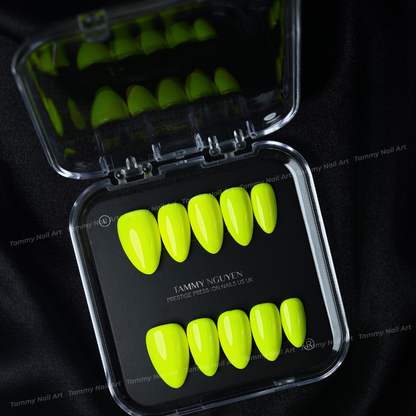 Press-on Nails Lime Pop