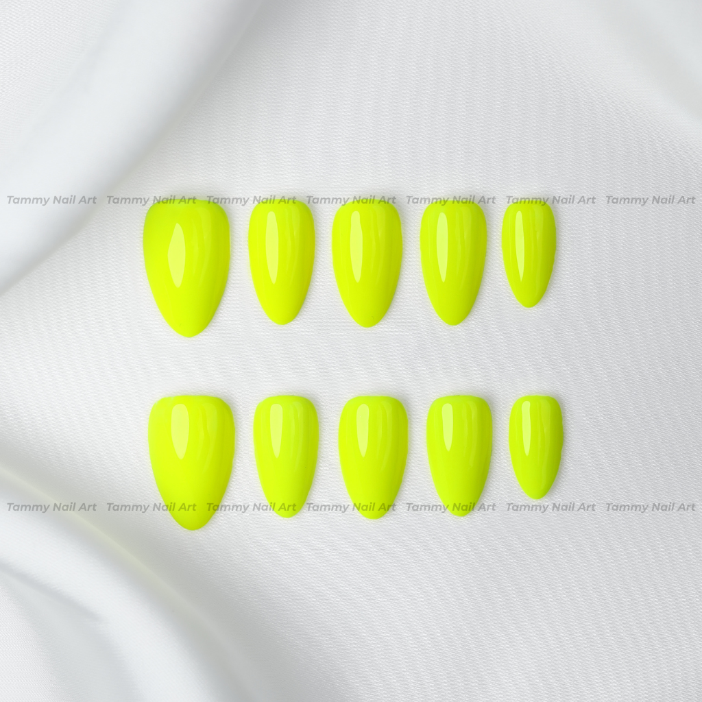 Press-on Nails Lime Pop