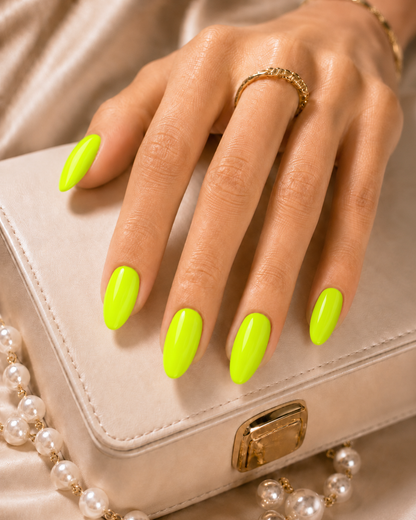 Press-on Nails Lime Pop