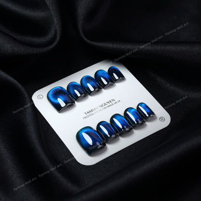 Press-on Nails Midnight Teal