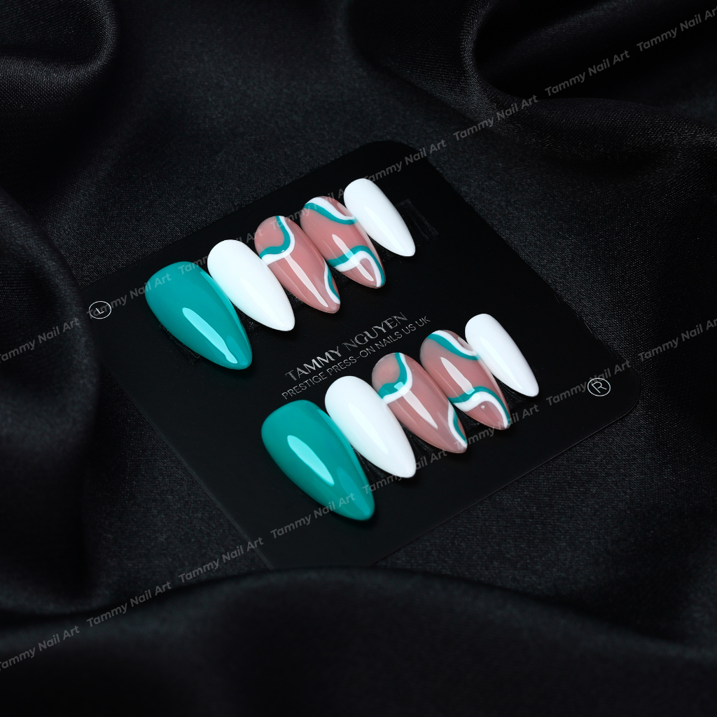 Press-on Nails Peach Tide
