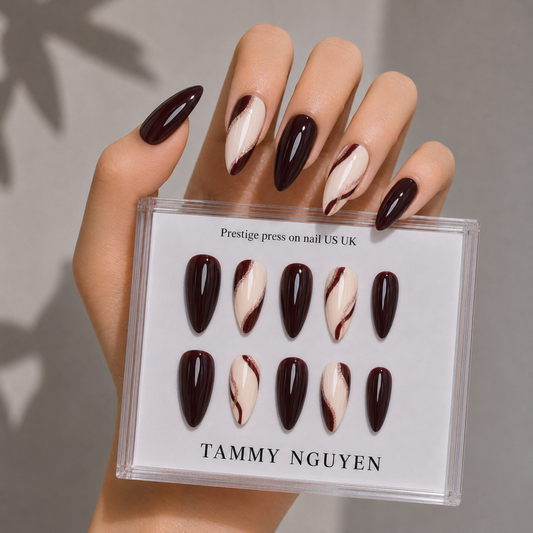 Press-on Nails Summer Wine