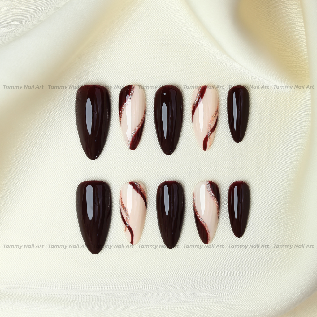 Press-on Nails Summer Wine