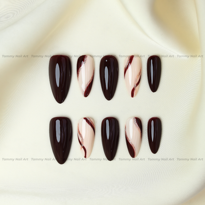 Press-on Nails Summer Wine