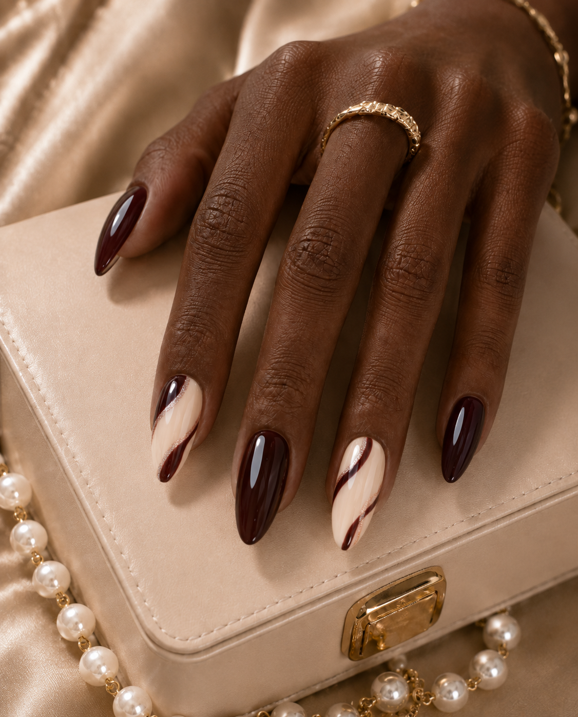 Press-on Nails Summer Wine