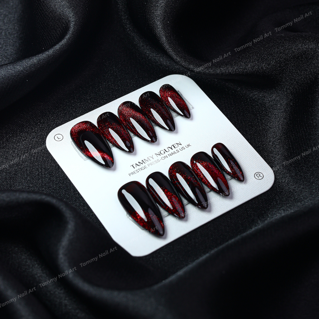 Press-on Nails Crimson Eclipse
