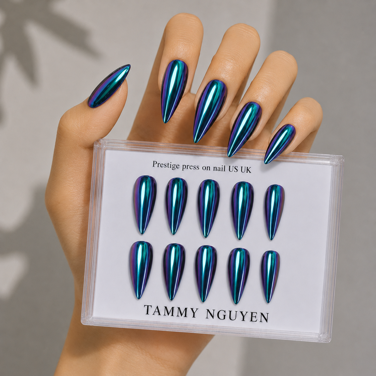 Press-on Nails Cyber Siren