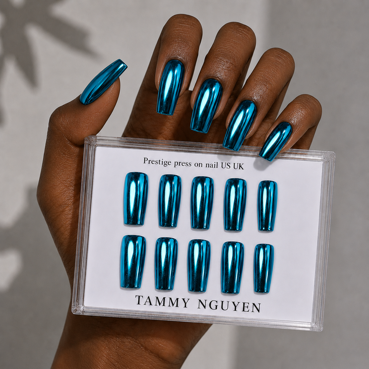 Press-on Nails Cyber Abyss