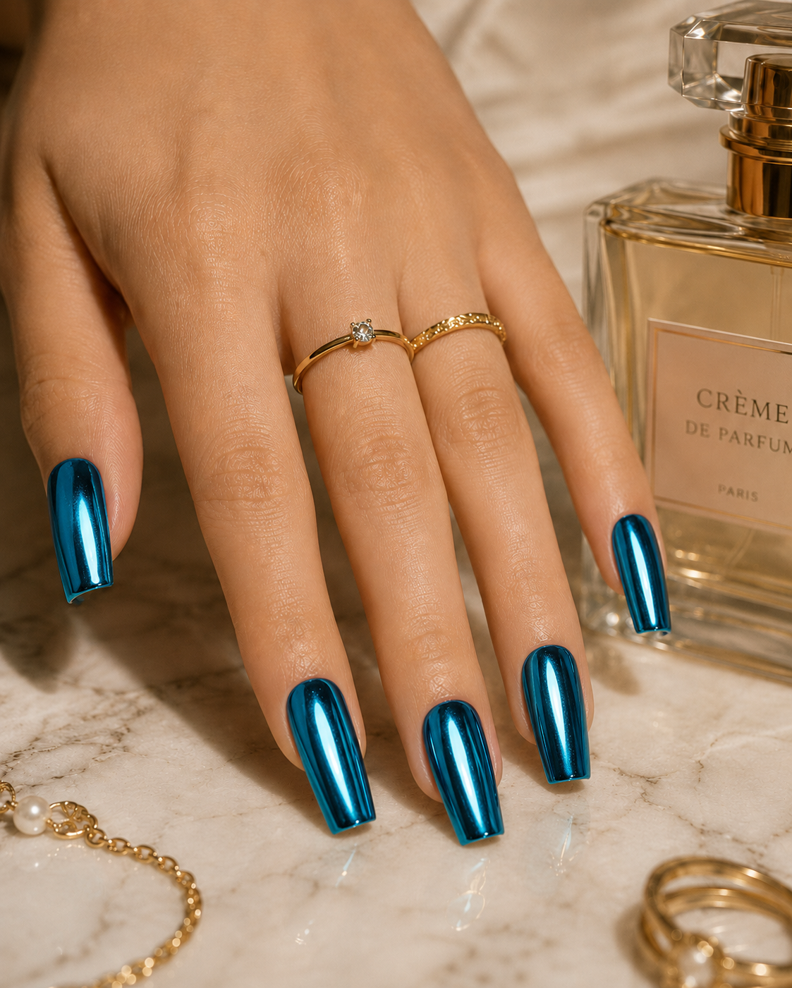 Press-on Nails Cyber Abyss