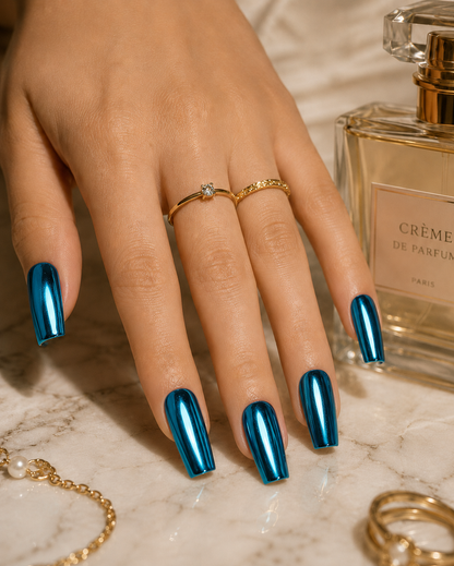 Press-on Nails Cyber Abyss