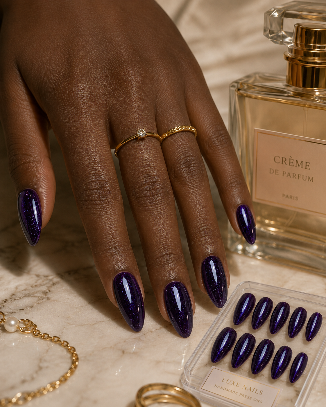Press-on Nails Sugarplum Night