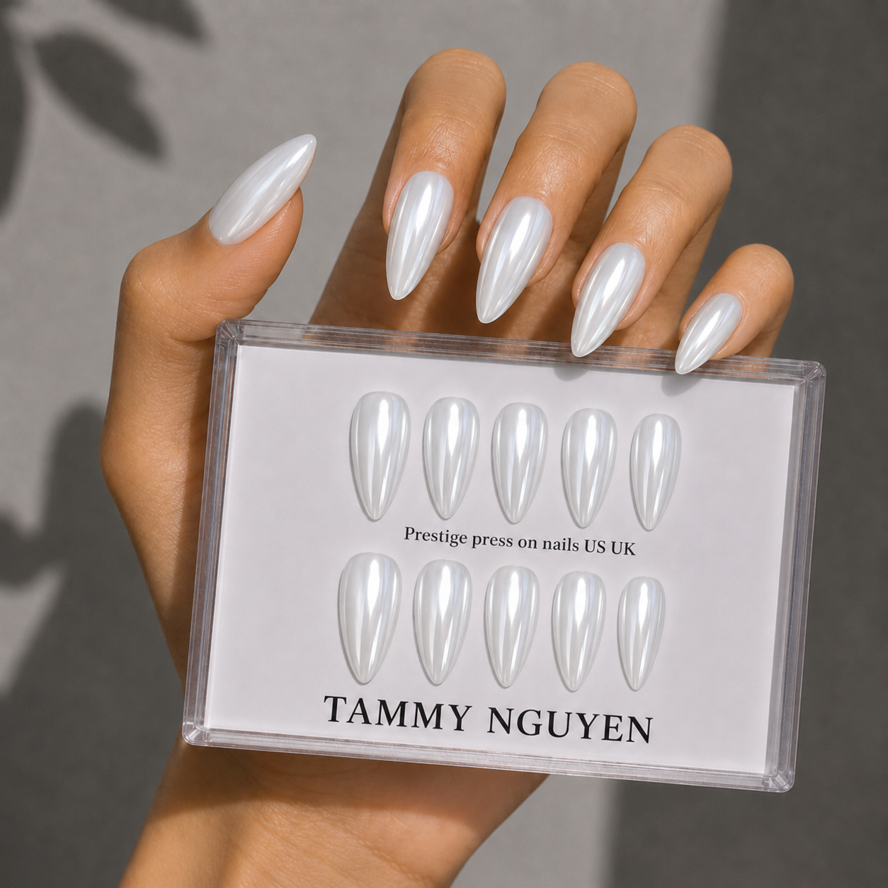 Press-on Nails Pearl Mirror