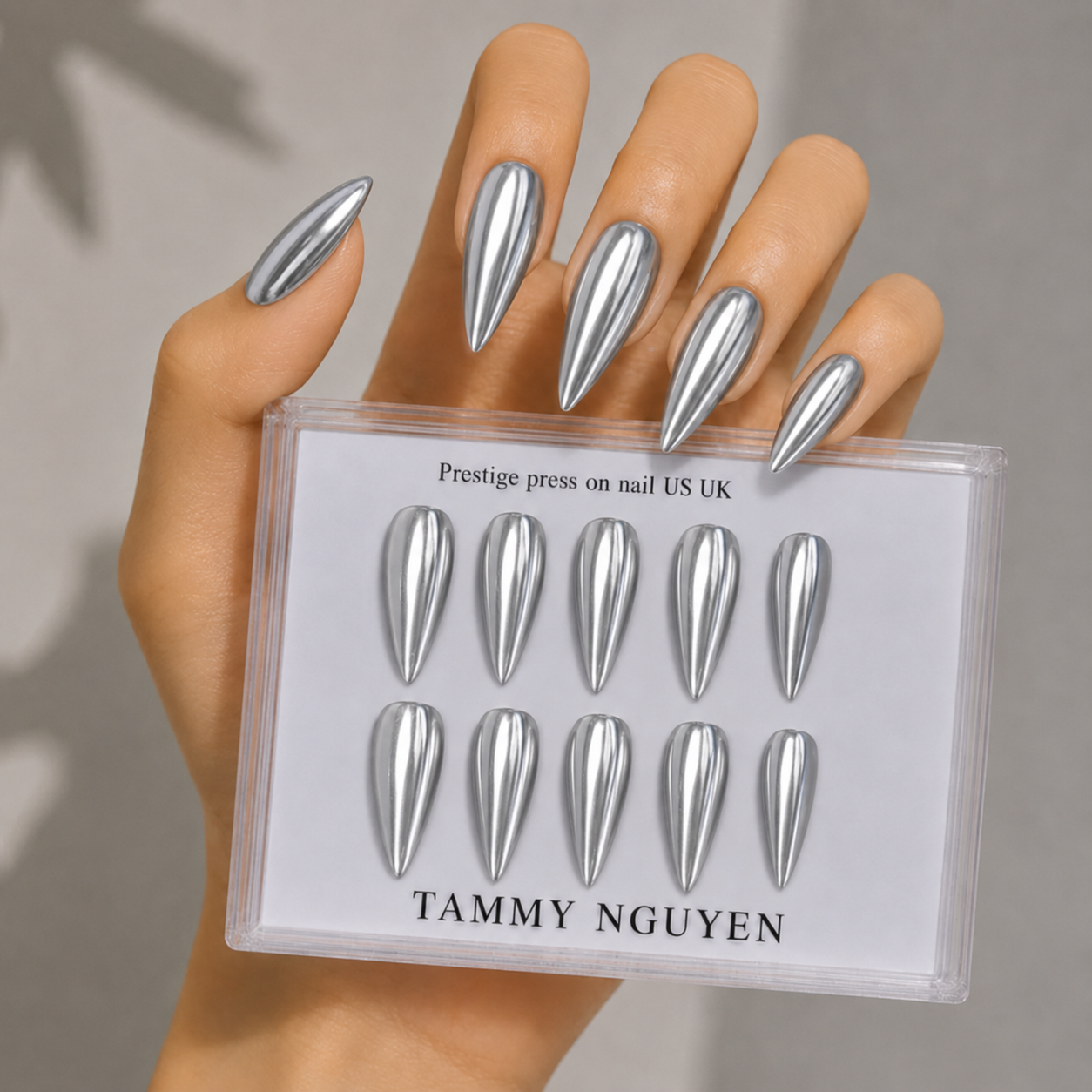 Press-on Nails Gothic Glitch
