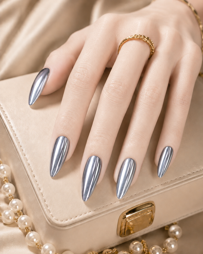 Press-on Nails Gothic Glitch
