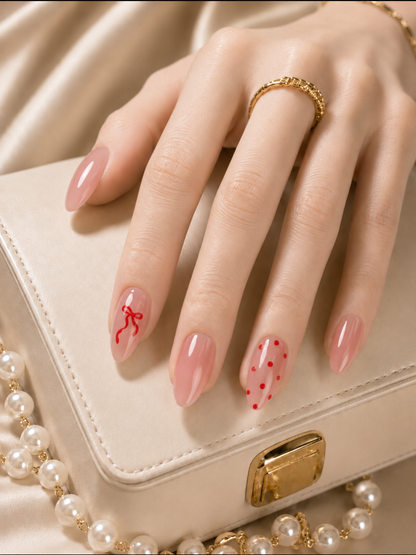 Press-on Nails Cupid Bow