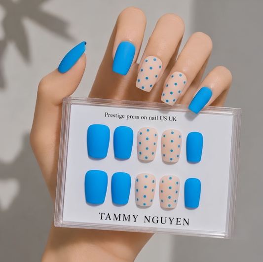 Press-on Nails Poolside Dot