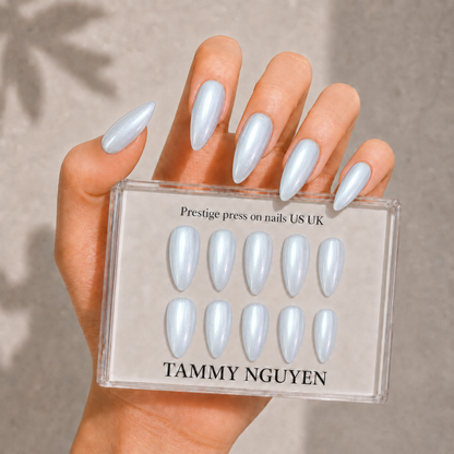Press-on Nails Opal Satin