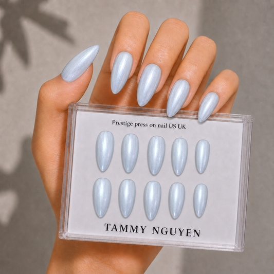 Press-on Nails Opal Satin