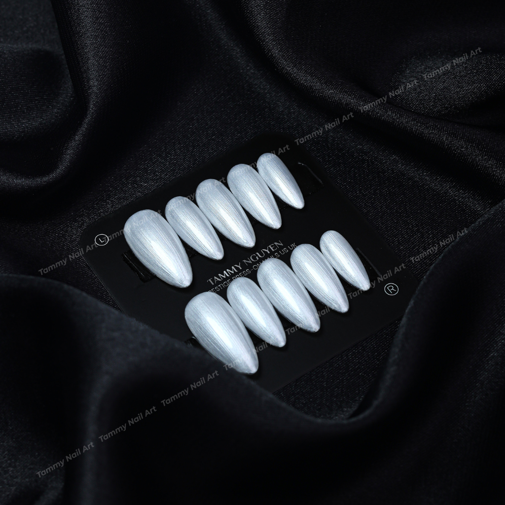 Press-on Nails Opal Satin