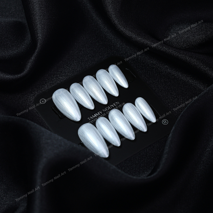 Press-on Nails Opal Satin