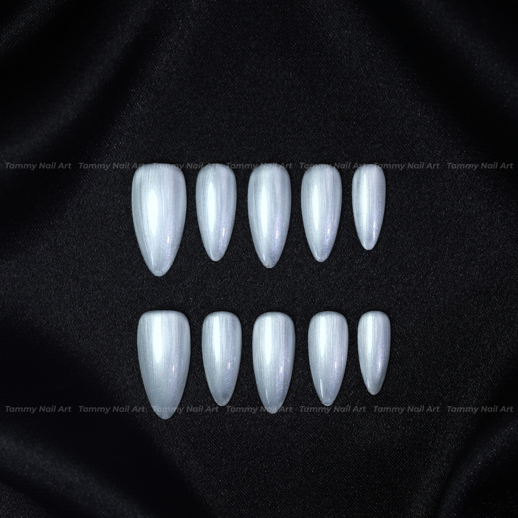 Press-on Nails Opal Satin