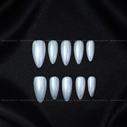 Press-on Nails Opal Satin