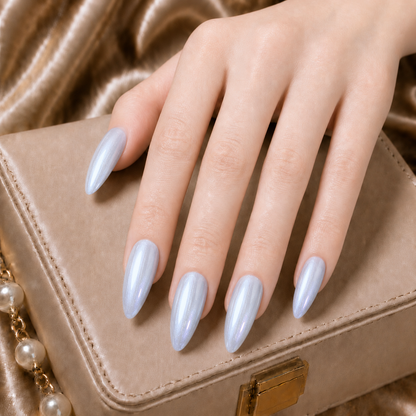 Press-on Nails Opal Satin