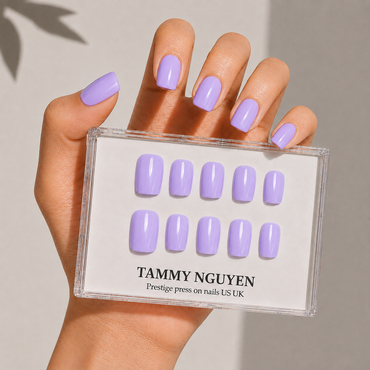Press-on Nails Baby Lavender