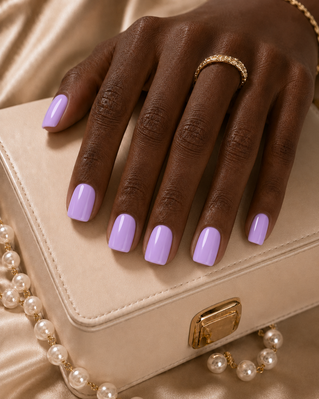 Press-on Nails Baby Lavender