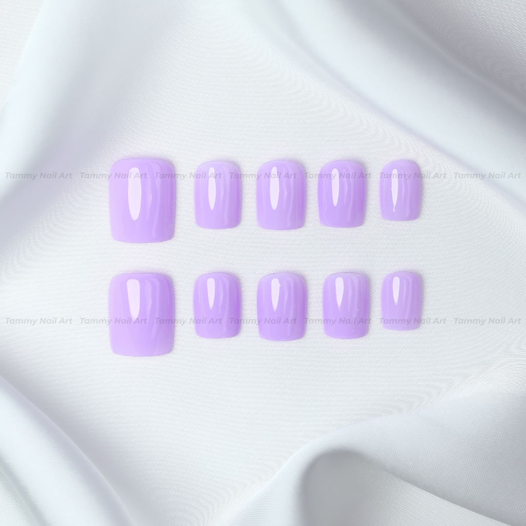 Press-on Nails Baby Lavender