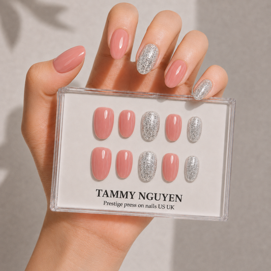 Press-on Nails Blush Spritz