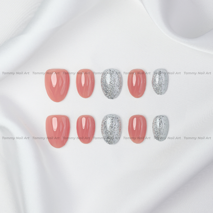 Press-on Nails Blush Spritz