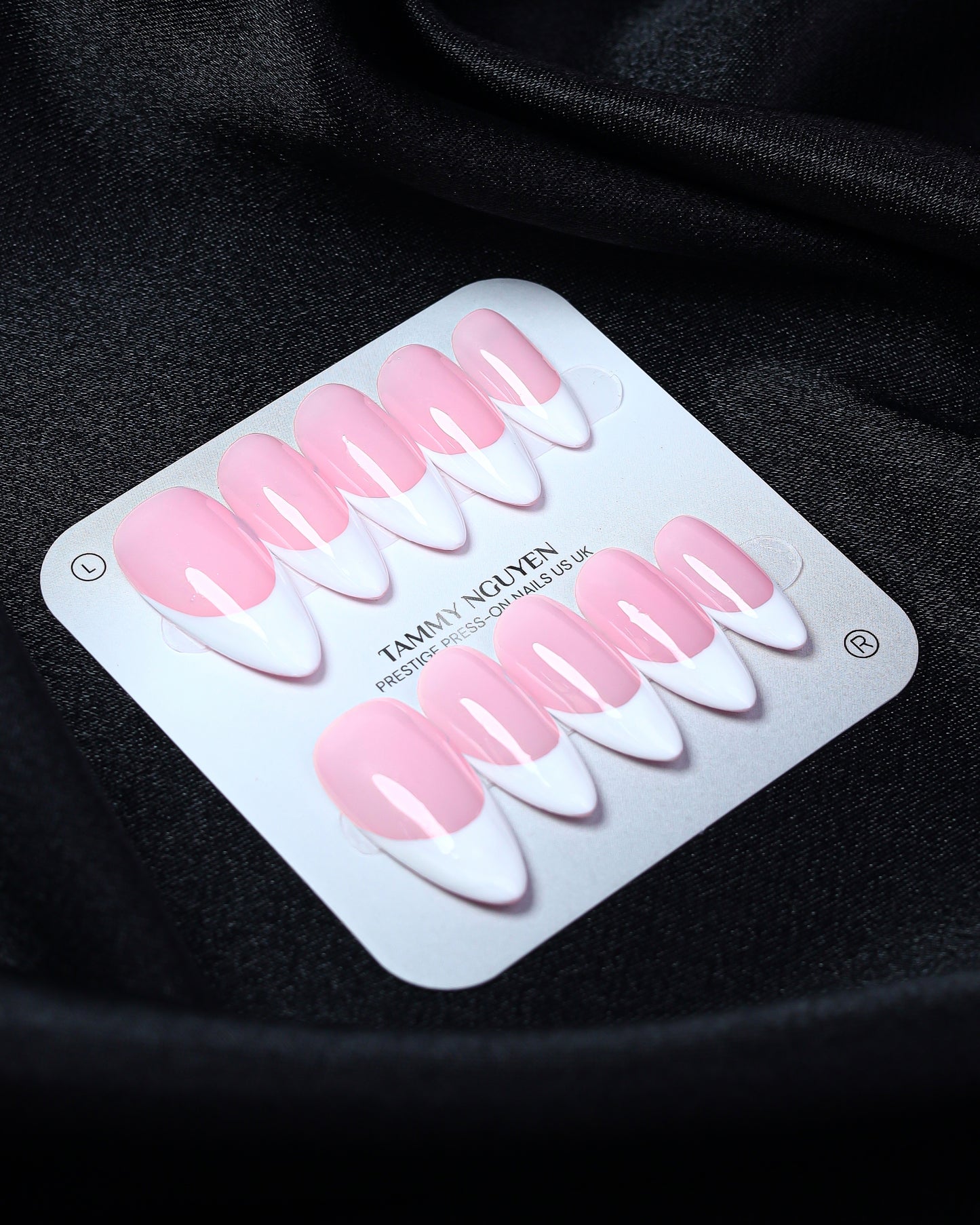 Press On Nail Basic White French
