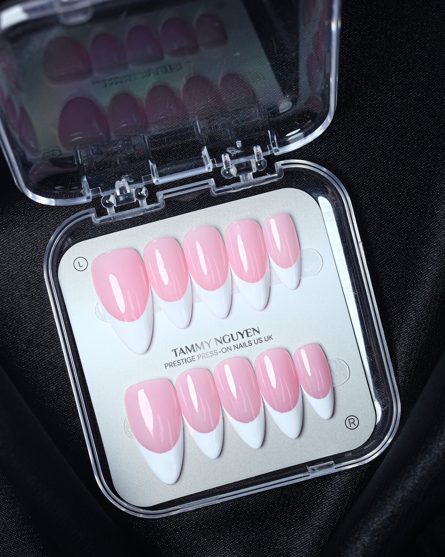 Press On Nail Basic White French